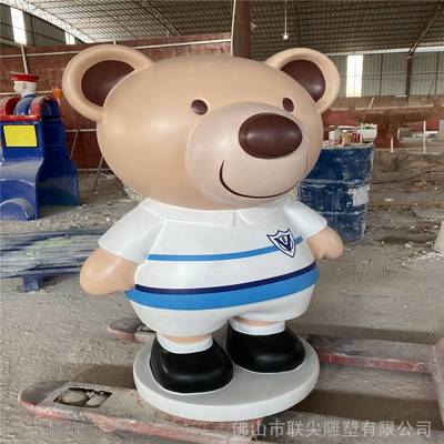 廣西桂林卡通雕塑作品 卡通雕塑定做 廣場氣氛雕塑 聯尖玻璃鋼雕塑工藝